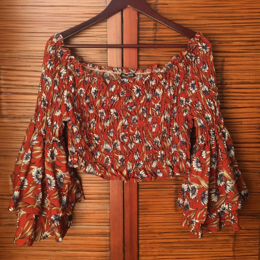 La Bella Off the Shoulder Top by Fashion Nova 3x